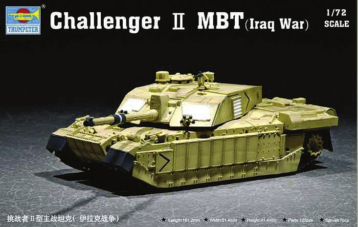 Trumpeter 07215 - 1:72 Challenger II MBT (Iraq War) - New