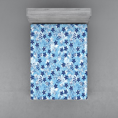 Digital Colorful Fitted Sheet Cover with All-Round Elastic Pocket in 4 Sizes