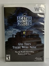 Agatha Christie: And Then There Were None (Nintendo Wii, 2008) No Manual - EUC