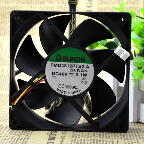 Sunon PMD4812PTB2-A.(2).GN DC 48V 9.1W 120x120x25mm 3 Pin Case/CPU Cooling Fan - 第 1/4 張圖片
