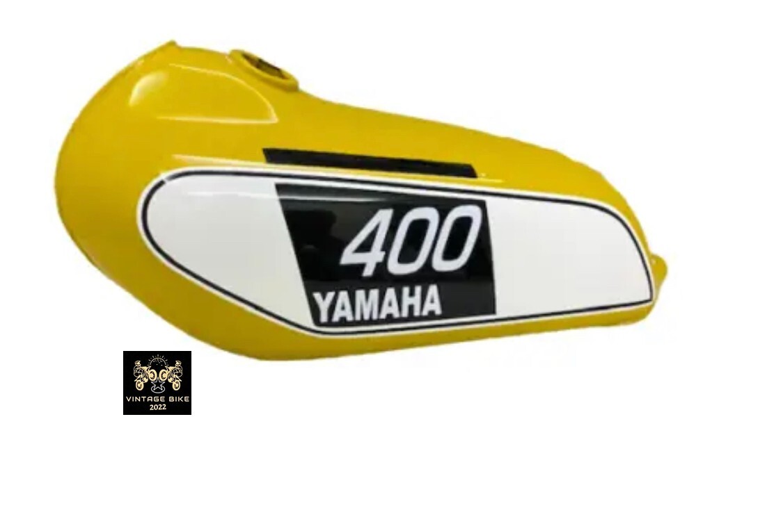 YAMAHA 250 DT / 400 DT Enduro, Yellow Steel Tank 1975 to 1977/FIT FOR