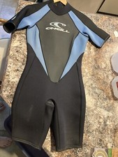 O Neil Shorty Wetsuit Youth 12 Neoprene Nylon Short Sleeve Back Zip,USED, 7491