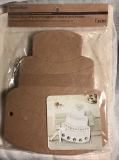 Recollections Wedding  Mixed Media Chipboard Album Wedding 7 Pc NWT DIY Craft