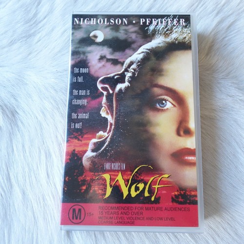 WOLF VHS Vtg James Spader Movie Mike Nichols Jack Nicholson Michelle Pfeiffer - 第 1/6 張圖片
