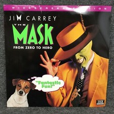 THE MASK LASERDISC, JIM CARREY, CAMERON DIAZ, WIDESCREEN, 1996 NEW ON SALE