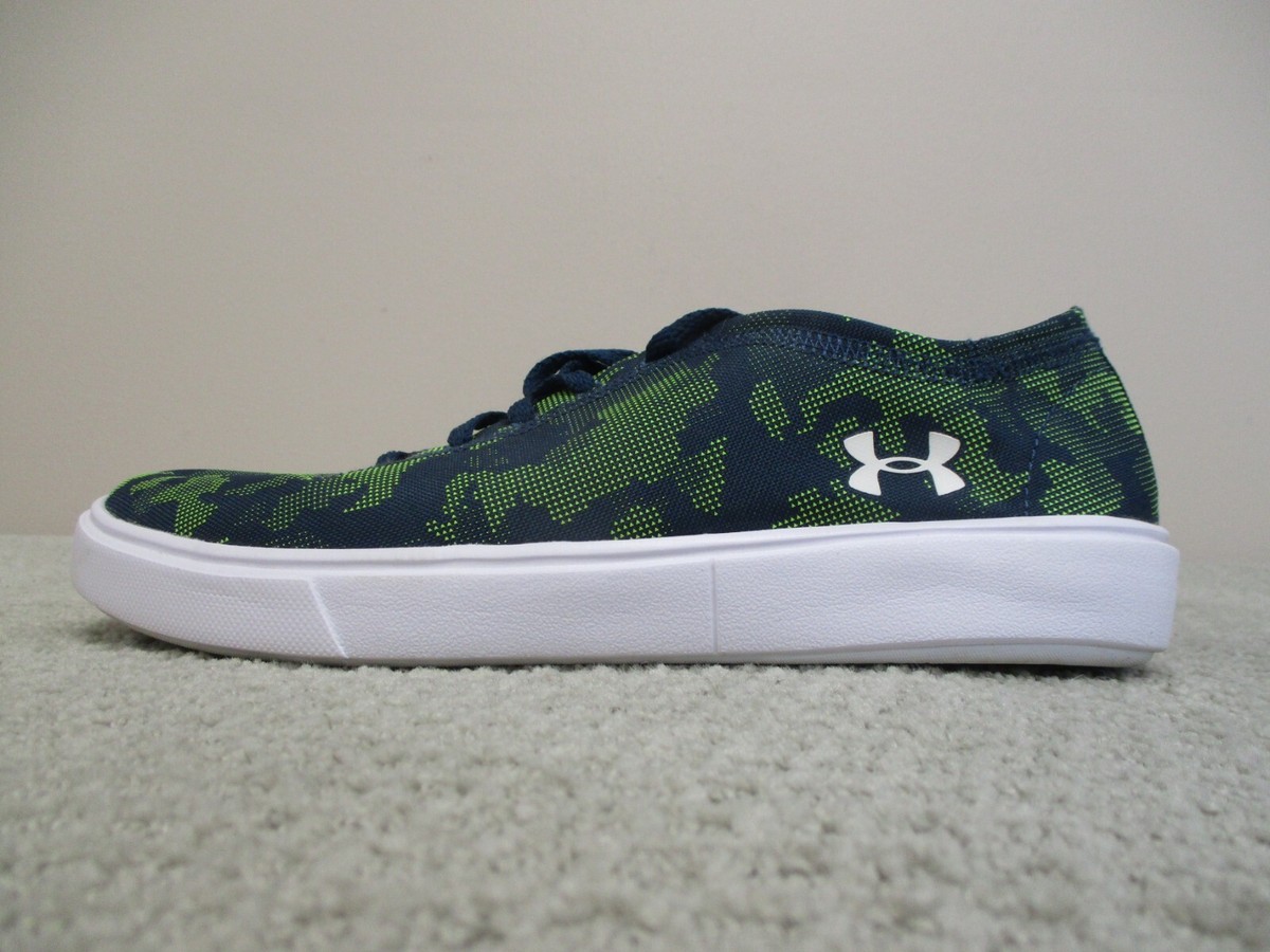 Under Armour Shoes Youth 6.5 Kickit2 Green White Camo Casual Under Armour Shoes Youth 6.5 Kickit2 Green White Camo Casual