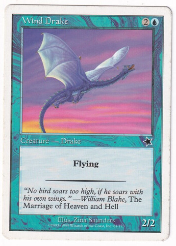 Wind Drake 61/173 Starter 1999 Common MTG