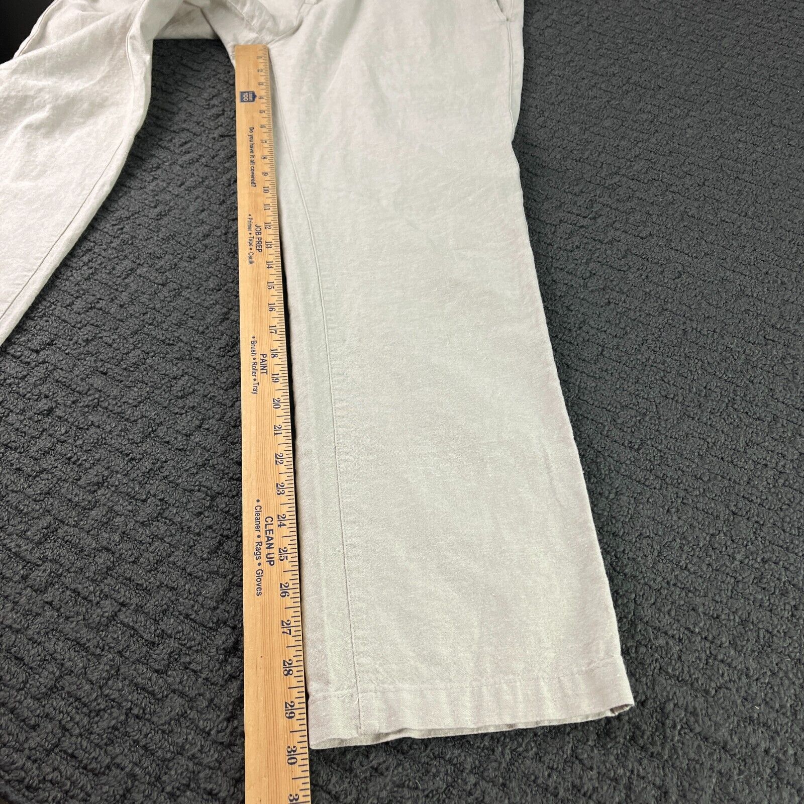 Banana Republic Linen Pants Mens 33x32 (33x30) Gr… - image 8