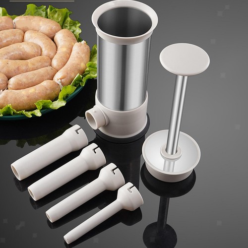 Edelstahl Wurstfüllmaschine Küchenzubehör Mit 3 Düsen