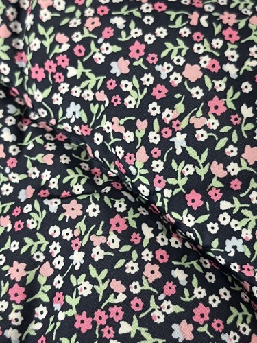 GAP Girls Navy Floral Full Zip PRIMALOFT Puffer Coat Girls Winter Skiing XL - Picture 8 of 10
