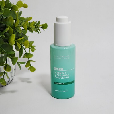 Australian Skin Clinic Vitamin C & Ceramide Face Serum Brightening Renew 1.69 oz