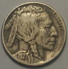 #4 Nicer Low Mintage very fine++ 1927 D Buffalo Head Nickel
