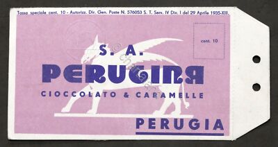 Perugina Chocolate and Candy Advertising - Cutting Prize Competition - 1935