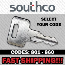 Southco Mobella Marine Boat Cabin Latch Door Key Cut to Code 801 - 860