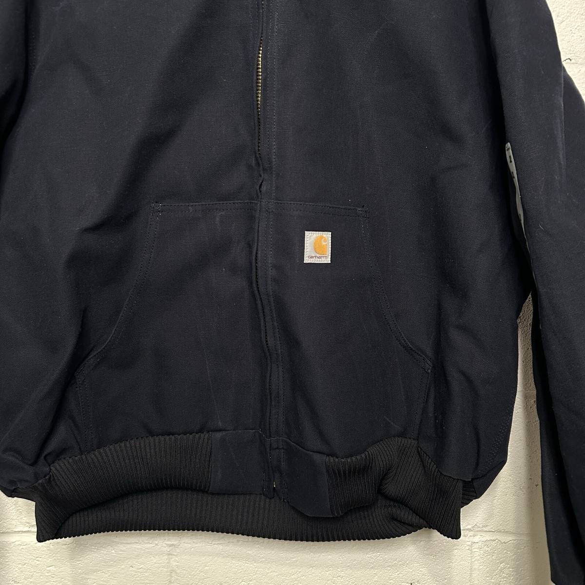 USA製 Carhartt Active jacket j140 black Carhartt Quilt-Flannel Lined Duck Active Jac - Black — Dave's New York