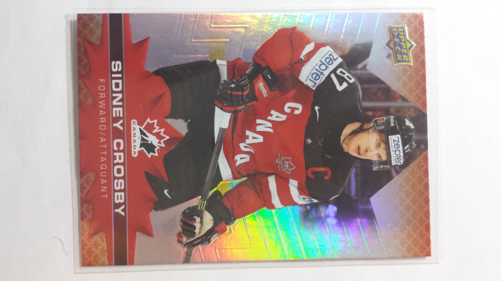 Sidney Crosby 2021-22 Upper Deck Tim Hortons Team Canada Base Set #2