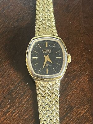 Citizen Watch Quartz Japan Reference 3220 Ladies 18mm Leather for