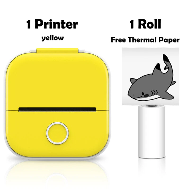 Phomemo T02 Mini Thermal Photo Printer Wireless Bluetooth Label Maker Inkless