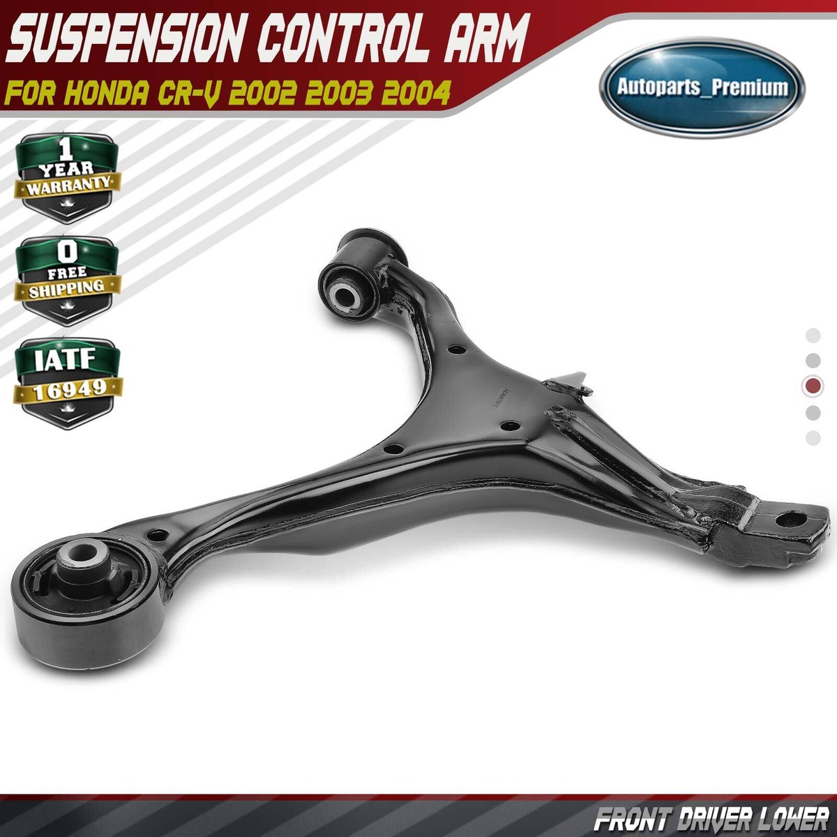 New 1pc Front Left Lower Control Arm w/ Bushing for Honda CR-V