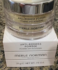 Merle Norman Anti-Redness Powder 0.75 oz. Full Size....NEW