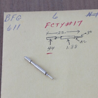 NOS BFG 611 Watch Stem Part (1) New Old Stock Watchmakers (C7D24)