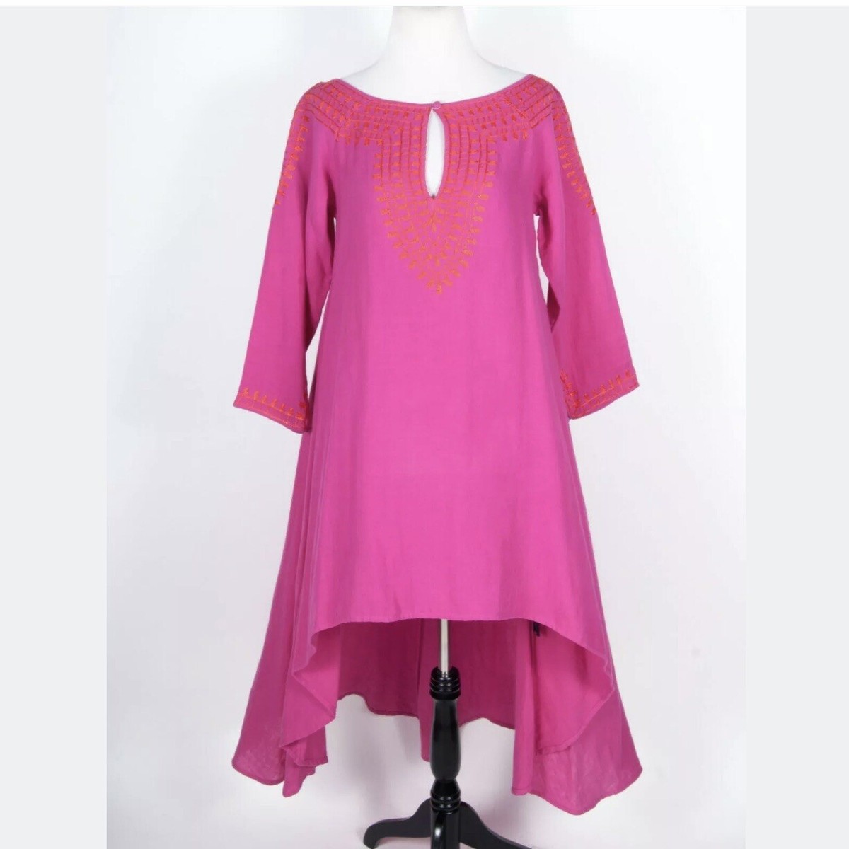 fuchsia embroidered dress Misa Los Angeles Gallica Dress In Fuchsia Embroidered Lace