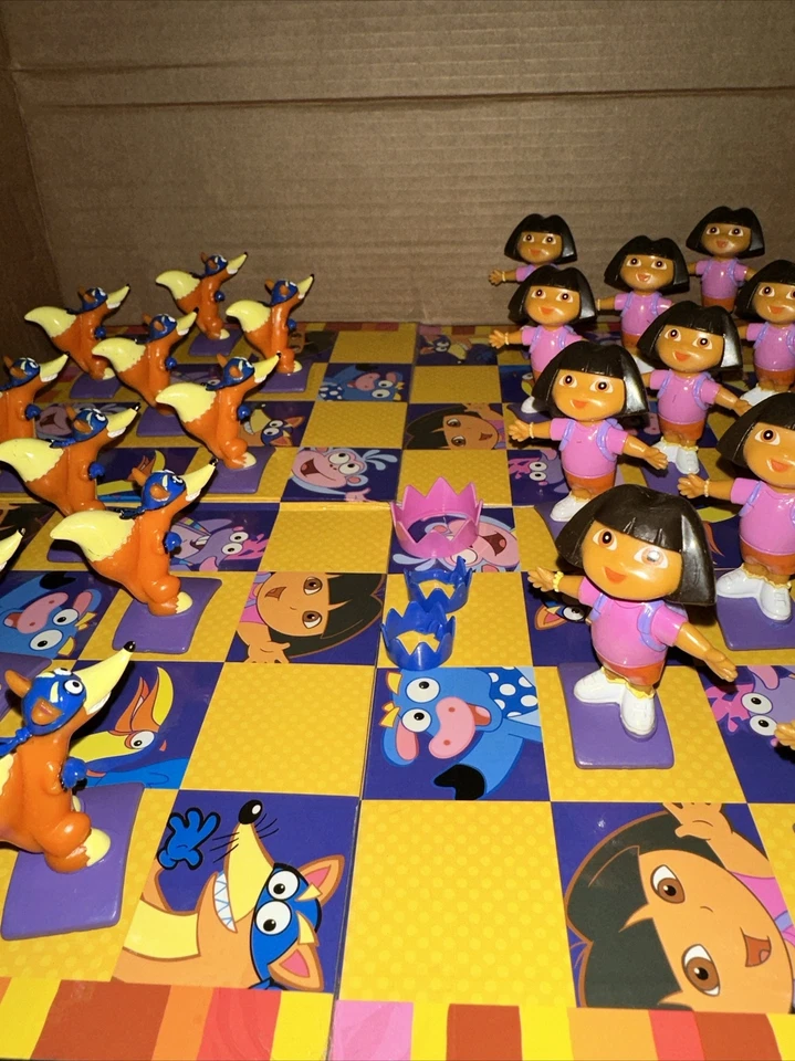 Dora La Exploradora Casa de Juego Piezas 12 Dora Damas 12 Deslizadores Foto 3 de 4