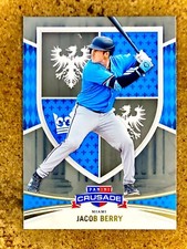 2024 Panini Crusade Baseball Gold Foil Jacob Berry #176 Tampa Bay Rays