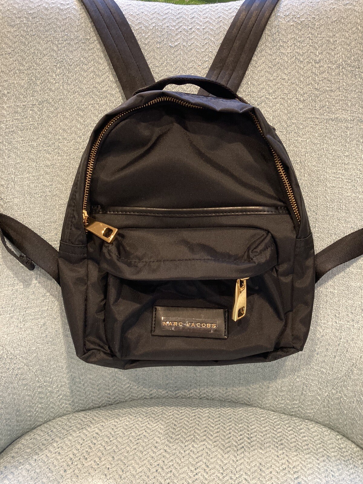 nylon varsity mini backpack