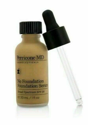PERRICONE MD NO FOUNDATION FOUNDATION SERUM LEICHT BIS MITTEL 30 ML KOSTENLOSER UK-VERSAND