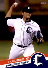 2014 Connecticut Tigers Choice #15 Joe Jimenez San Juan Puerto Rico PR Card