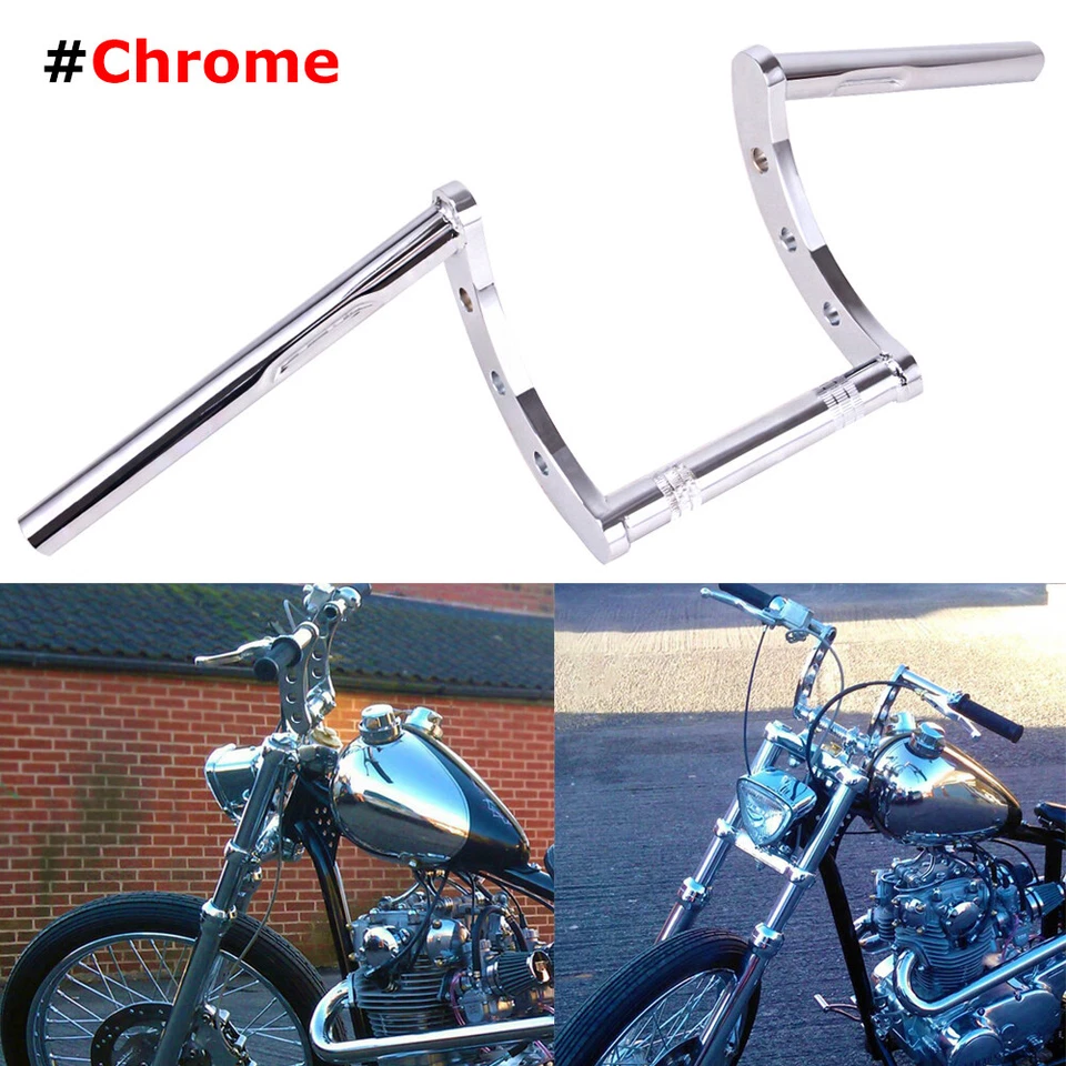 Barra de arrastre Z para manillar de motocicleta de 1"" para Harley Sportster XL Softail Dyna Chopper Foto 2 de 4