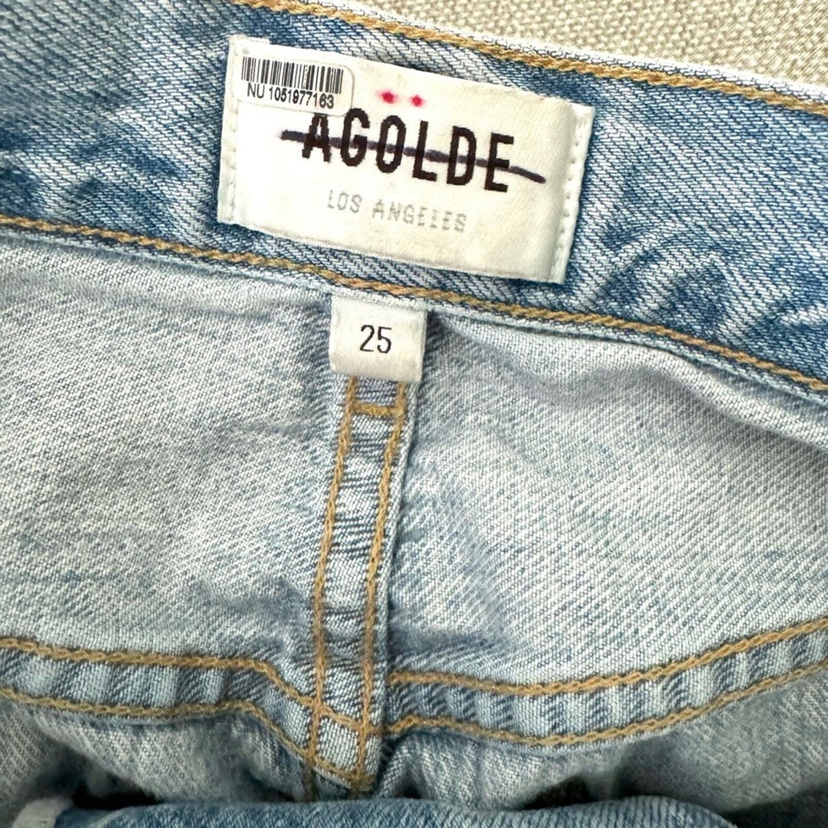 AGOLDE Criss Cross Upsized Jeans Size 25 | eBay