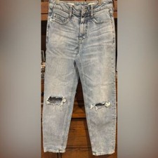 Pilcro And The Letterpress by Anthropologie High Rise Slim Jean Distressed SZ 25