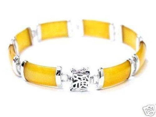 Women Jewelry Natural Jade 18K Gold Plated Bracelet Bangle Bracelet Party Gift - Picture 38 of 64