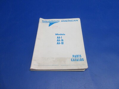 Grumman American AA1, AA1A, AA1B Parts Catalog (0124-1346)