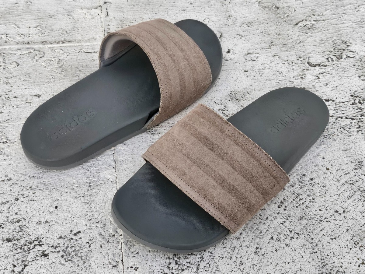 Adidas Men Slide Sandal Gray Sport Comfort Slides Size 8 US  display picture 3