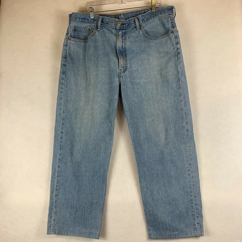 Relaxed Fit Tapered Leg Jeans 