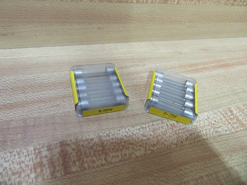 Buss AGC-6 Bussmann Fuse Cross Ref 4XH47, 3AG Fine Wire Element (Pack of 30)
