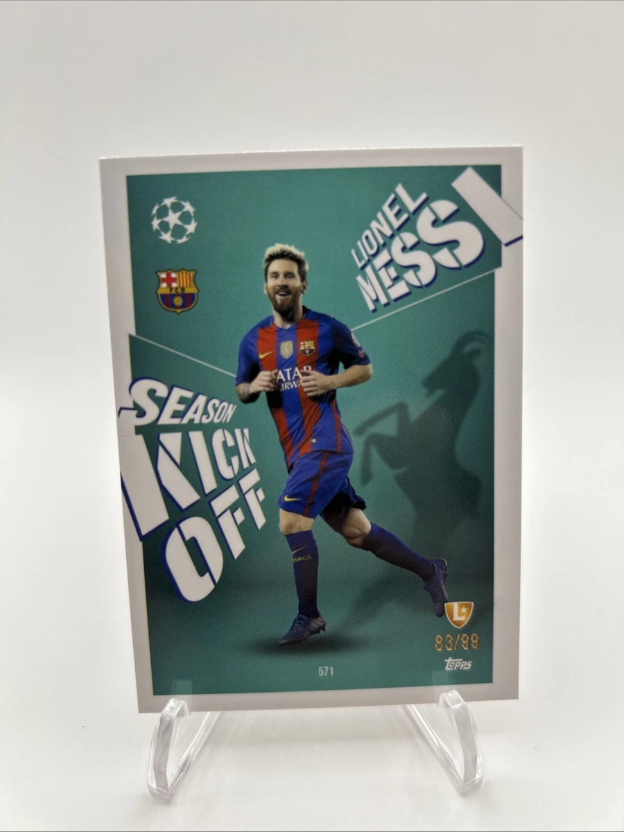 Preços baixos em Topps Lionel Messi Futebol Figurinhas e cartas