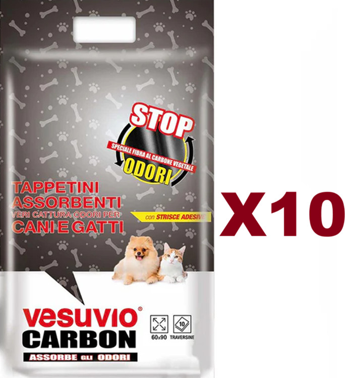 Occasione Stock 100 Tappetini Vesuvio 60x90 Carboni Attivi Prezzo