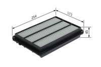 Bosch F 026 400 727 Luftfiltereinsatz Passend FüR Nissan Renault