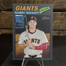 Topps Heritage 2024 Casey Schmitt #27 Giants MLB Baseball Card