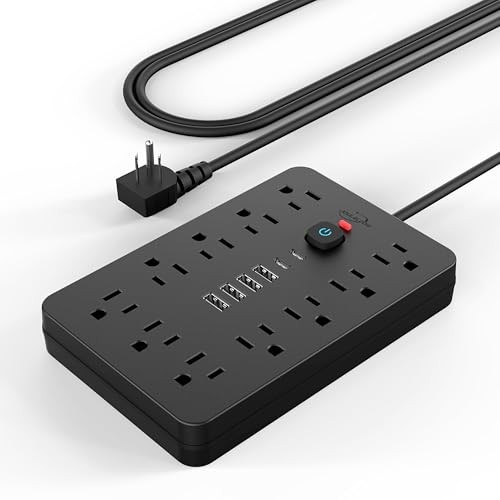 СЕТЕВОЙ ФИЛЬТР SIMPLY DELUXE 1JOULELOOM POWER STRIP ДЛЯ ЗАЩИТЫ ОТ ПЕРЕНАПРЯЖЕНИЯ 17 В 1 SOPOWERSTRIP17BLK 5390₽