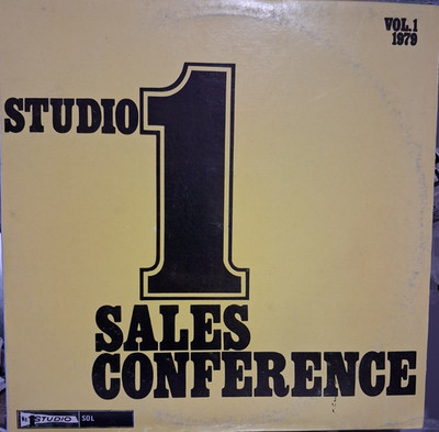 STUDIO ONE SALES CONFERENCE VOL 1 1979 on STUDIO ONE NM