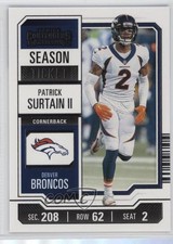 2023 Panini Contenders Season Ticket Retail Patrick Surtain II #31 12ps