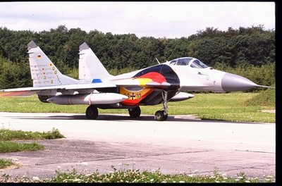 #7522 ORIGINAL AIRCRAFT SLIDE: German AF Mikoyan Mig-29 Fulcrum 29+10