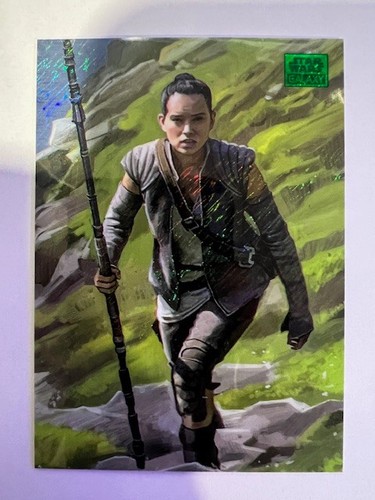 Rey [Red] #POWW-4 Star Wars 2026 Topps Galaxy Chrome Original Art Puzzle card