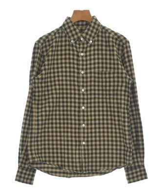 SHIPS Casual Shirts BeigexBlack(Check Pattern) S 2200693550037