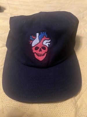 Strangelove Skateboards Heart skull Sample Adjustable Black Hat